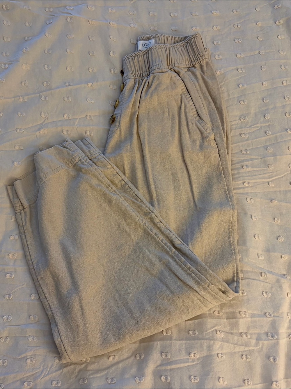 LOFT Women’s Linen Ankle Pants
